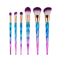 Easy to use and portable 6PCS Make Up Foundation Eyebrow Eyeliner Blush Cosmetic Concealer Brushes kit pincel oval 2017 Anne