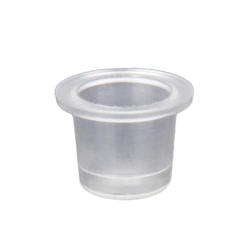 Excellent Quality 0.8CMX1.3CMX1.1cm Small 500Pcs Tattoo Ink Cups Caps Pigment Supplies Plastic Easy to clean and store Anne