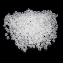 Excellent Quality 0.8CMX1.3CMX1.1cm Small 500Pcs Tattoo Ink Cups Caps Pigment Supplies Plastic Easy to clean and store Anne