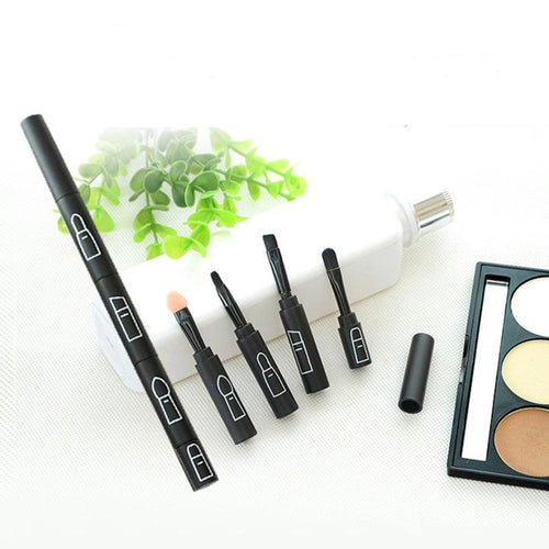 Excellent Quality 4 Makeup Brush Sets Makeup Brush Eye Shadow Brush Lip Brush Portable Used for eyebrows eyelashes eyes