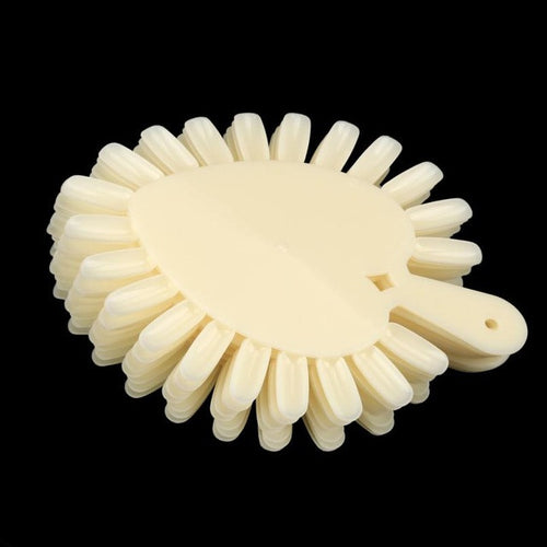 Excellent Quality Clear Beige Color 21 Color Heart Shape Color Palette Nail Polish Color Display Heart Mold Plastics Anne