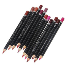 Excellent Quality Easy to draw a delicate thin line 12pcs/Set Waterproof Lip Liner Pencil Long Lasting Lipliner Makeup Tools