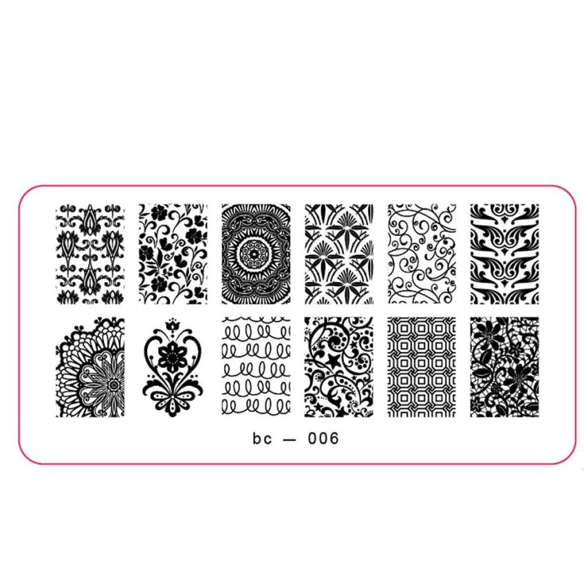 Excellent Quality New Arrival DIY Nail Art Image Stamp Stamping Plates Manicure Template nails stamping plates Anne