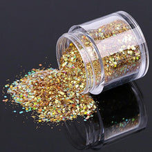 Excellent Quality Sequins Material 10g/Box Gold Sliver Nail Glitter Powder Shinning Nail Mirror Powder 100% brand new Anne