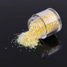 Excellent Quality Sequins Material 10g/Box Gold Sliver Nail Glitter Powder Shinning Nail Mirror Powder 100% brand new Anne
