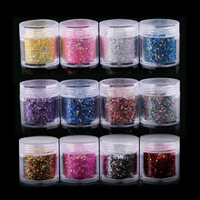 Excellent Quality Sequins Material 10g/Box Gold Sliver Nail Glitter Powder Shinning Nail Mirror Powder 100% brand new Anne