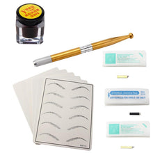 Excellent Quality Silicone,plastic,Stainless Steel Microblading Permanent 3D Makeup Eyebrow Tattoo Needle Pen Pigment Kit Anne