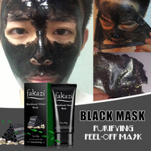 FAKAZI Hot Sale Blackhead Remover Deep Cleansing Purifying Peel Acne Black Mud Face Mask activated carbon Ingredients 2017 Anne
