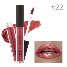 FOCALLURE Liquid Lipstick Hot 39 color Sexy Colors Lip Paint Matte Lipstick Waterproof Long Lasting Lip Gloss Moisturizing Lips