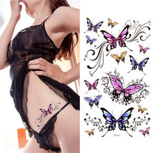 Fashion Beautiful Butterfly Sticker Temporary Waterproof tatoo body art fake tatuaje 2017 lowest price hot sale Anne