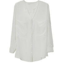 Fashion Casual Chiffon Blouse Black White Women Blouse Ladies Tops Blusas Femininas 2014 Camisas Femininas