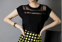 Fashion Casual See Through Mesh Women Blouse Ladies Tops Blouses Blusa Camisas Femininas Blusas Roupas Femininas 2015