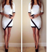 Fashion Classic Vintage Women Summer Dress Bodycon Half Sleeve Surplice Dress Vestidos Casual Vestidos Femininos