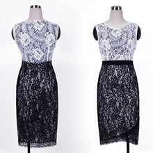Fashion Flower Lace Women Dress Crochet Vestido De Renda Dress Patchwork Pencil Bodycon Club Dresses