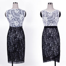 Fashion Flower Lace Women Dress Crochet Vestido De Renda Dress Patchwork Pencil Bodycon Club Dresses