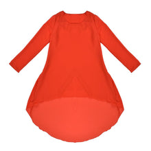 Fashion Sexy Asymmetrical Summer Dress Long Sleeve Orange Beach Women Dress 2015 Vestido De Festa Vestidos Maxi Chiffon Dresses