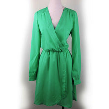 Fashion Surplice Elastic Waist Casual Women Dress Black Green Office Dress Work Wear Plus Size Women Clothing Summer Dress 2015