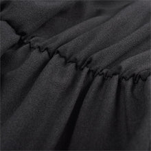 Fashion Surplice Elastic Waist Casual Women Dress Black Green Office Dress Work Wear Plus Size Women Clothing Summer Dress 2015