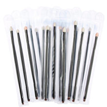 Fiber wool Functional Black Double-headed Sponge Eyeshadow Brush+Nose Shadow Brush concealer brush Anne