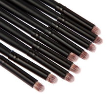 Fiber wool Functional Black Double-headed Sponge Eyeshadow Brush+Nose Shadow Brush concealer brush Anne