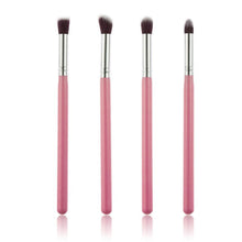 Fibre 170~180mm Fibre Material 4Pcs Makeup Cosmetic Tool Eyeshadow Eye Contour Powder Foundation Blending Brush Set Anne
