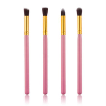 Fibre 170~180mm Fibre Material 4Pcs Makeup Cosmetic Tool Eyeshadow Eye Contour Powder Foundation Blending Brush Set Anne
