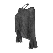 Flare Sleeve Tops For Women Blouse Bow Lace up Long Sleeve Shirt Women Off The Shoulder Autumn Sexy Tunic Causal Blouse Tops