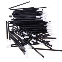 Flocked Head+Polypropylene Handle 100PCS Disposable MakeUp Lip Brush Lipstick Gloss Wands Applicator Make Up Tool Anne