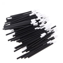 Flocked Head+Polypropylene Handle 100PCS Disposable MakeUp Lip Brush Lipstick Gloss Wands Applicator Make Up Tool Anne