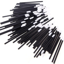 Flocked Head+Polypropylene Handle 100PCS Disposable MakeUp Lip Brush Lipstick Gloss Wands Applicator Make Up Tool Anne
