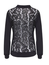 Floral Lace Black Cardigan Kimono Crochet Top Women See Through Open Blouse Patchwork Women Tops And Blouses 2016 New Fashion