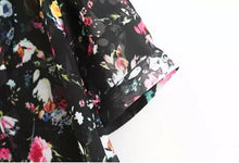 Floral Print Sheer Women Kimono Lady Summer Long Shirt Loose Blouse Top Elegant Chiffon Cardigan Casual Beach Cover Up Fashion