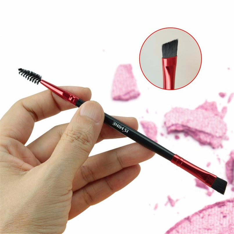 Forward 1pcs Eyelash Brush Bamboo Handle Double Eyebrow Brush Makeup Brushes + Eyebrow Comb 2016 Beauty & Fashion