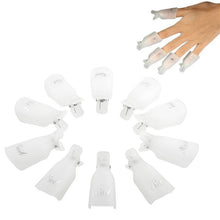 Forward 3 Colors 10pcs Plastic Nail Art Soak Off Cap Clip UV Gel Nail Polish Remover Freeshipping Hot