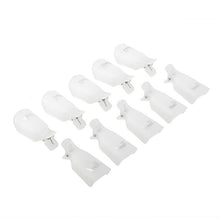 Forward 3 Colors 10pcs Plastic Nail Art Soak Off Cap Clip UV Gel Nail Polish Remover Freeshipping Hot