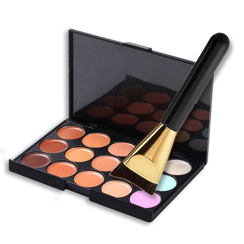 Forward New 15 Color Concealer Palette + Makeup Brush Makeup Contour Palette Freeshipping