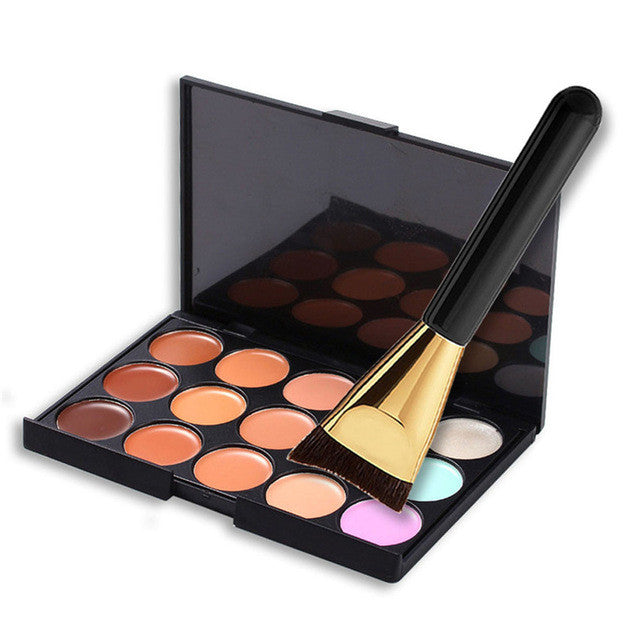 Forward New 15 Color Concealer Palette + Makeup Brush Makeup Contour Palette Freeshipping