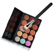 Forward New 15 Color Concealer Palette + Makeup Brush + Sponge Puff Makeup Contour Palette Freeshipping