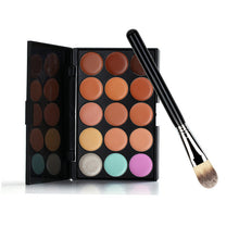 Forward New 15 Color Concealer Palette + Makeup Brush + Sponge Puff Makeup Contour Palette Freeshipping