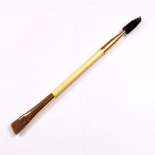 Forward New Arrival 1pcs Makeup Brushes Bamboo Handle Double Eyebrow Brush + Eyebrow Comb Freeshipping