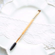 Forward New Arrival 1pcs Makeup Brushes Bamboo Handle Double Eyebrow Brush + Eyebrow Comb Freeshipping