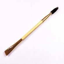 Forward New Arrival 1pcs Makeup Brushes Bamboo Handle Double Eyebrow Brush + Eyebrow Comb Freeshipping