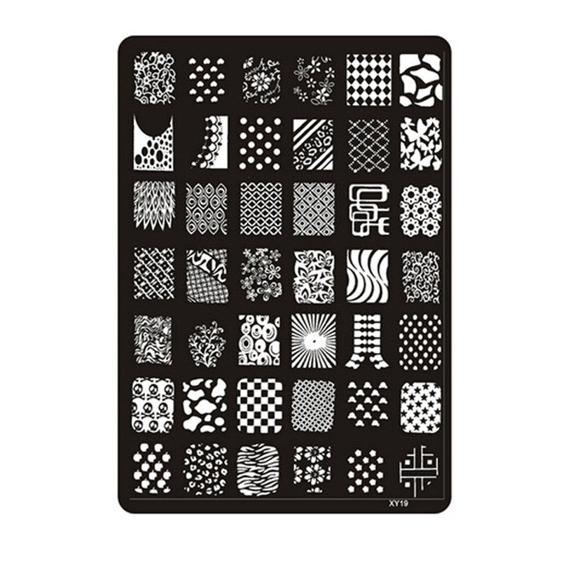 Forward New Nail Stamping Printing Plate Image Stamps Plate Manicure For Nail Art & Tools