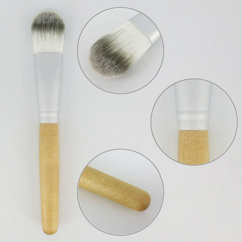 Forward New Natural Wooden Handle Beauty Makeup Brush Foundation Brushes 2016 Women Freeshipping