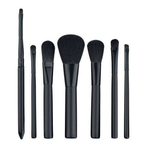 Fresh 7 Pcs Makeup Kit Cosmetic Brush Set Make Up Brushes Kit With Box escovas de cabelo para escovar 2017 Anne