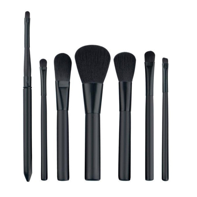 Fresh 7 Pcs Makeup Kit Cosmetic Brush Set Make Up Brushes Kit With Box escovas de cabelo para escovar 2017 Anne