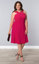 Front Cross Elegant Dress For Chubby Gril Casual Party Keen Length Fashion Summer Women Clothing New Ladies 2017 Plus Size