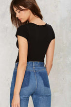 Front Zipper Deep V Neck Sexy Plunge Women Short Sleeve Bodysuit Summer Casual Black Party 2016 One Piece Jumpsuit Romper