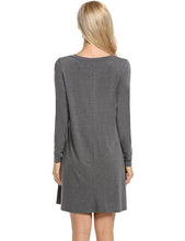 Full Sleeve Ruched Solid Red Dress Mini Loose O-Neck Cotton Women Casual Dress Loose 2016 Fashion Autumn New Dress