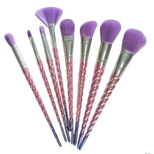 GUJHUI 2017 Hot Sale 8PCS Make Up Foundation Eyebrow Eyeliner Blush Cosmetic Concealer Brushes makeup free shipping Anne